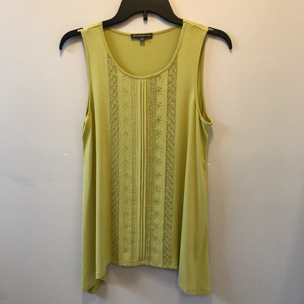 Adrianna Papell, sleeveless tunic top, Size S